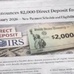IRS Confirms $2,000 Direct Deposit for Millions